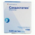 Сандостатин, р-р для в/в и п/к введ. 50 мкг 1 мл №5 ампулы