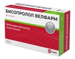 Бисопролол Велфарм, табл. п/о пленочной 5 мг №80